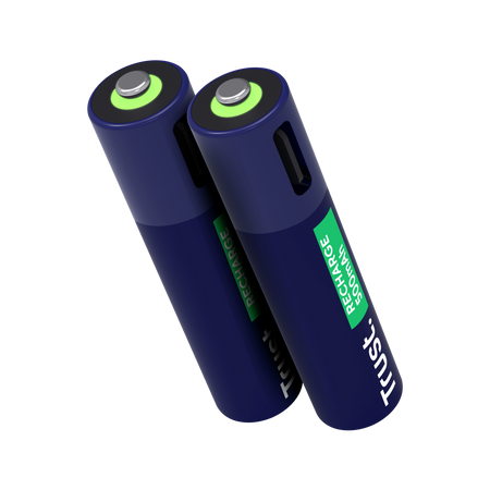 Pilas Aaa Recargables Usb-c Trust X2
