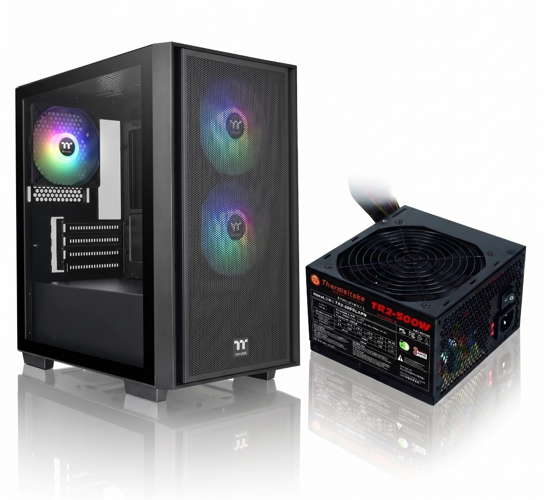 Gabinete C/fuente Thermaltake Versa H16 + Tr2 500w