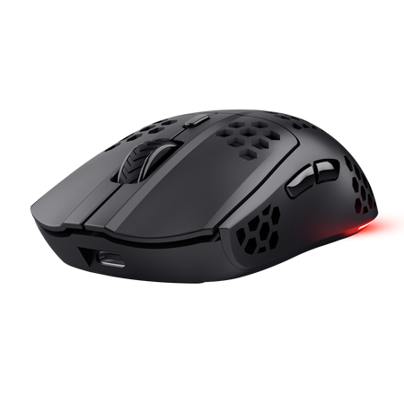 Mouse Trust Helox Gaming Wireless Liviano Black Gxt929