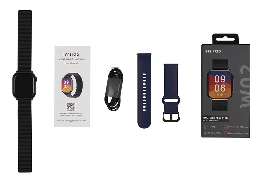 Xiaomi Smartwatch Imis W02 Negro Y Azul