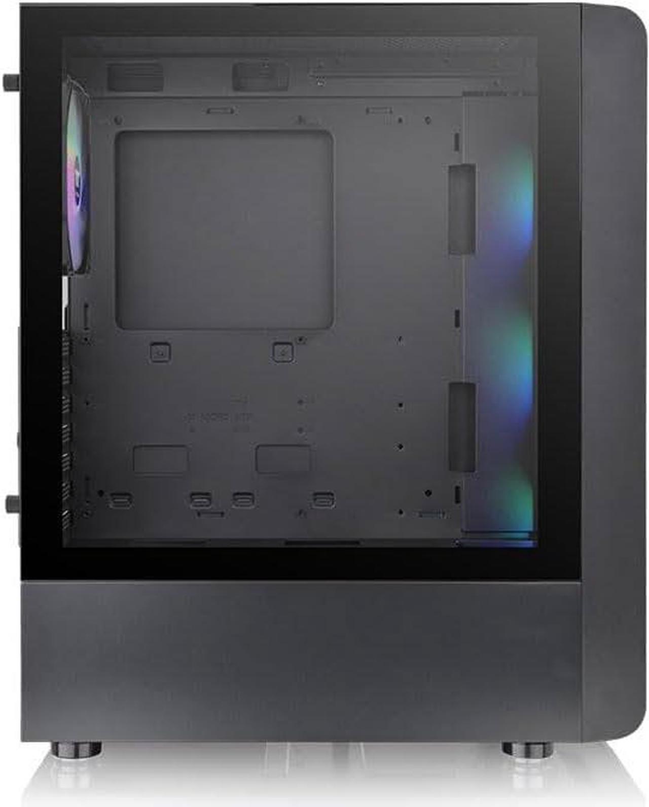 Gabinete Thermaltake S200 Plus Tg Argb Black Tempered Glass