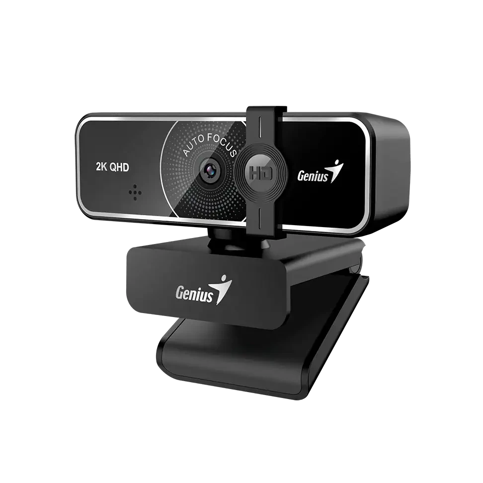 Webcam Genius Facecam 3000af Black Qhd 2k 60fps Con Tapa