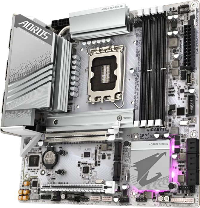 Mother Gigabyte (lga1700) Z790m A Elite Ax Ice