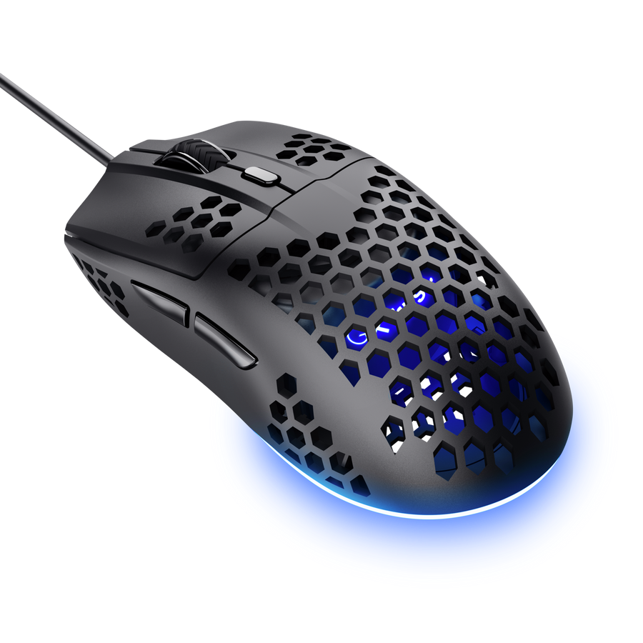 Mouse Trust Helox Gaming Ultraligero Black