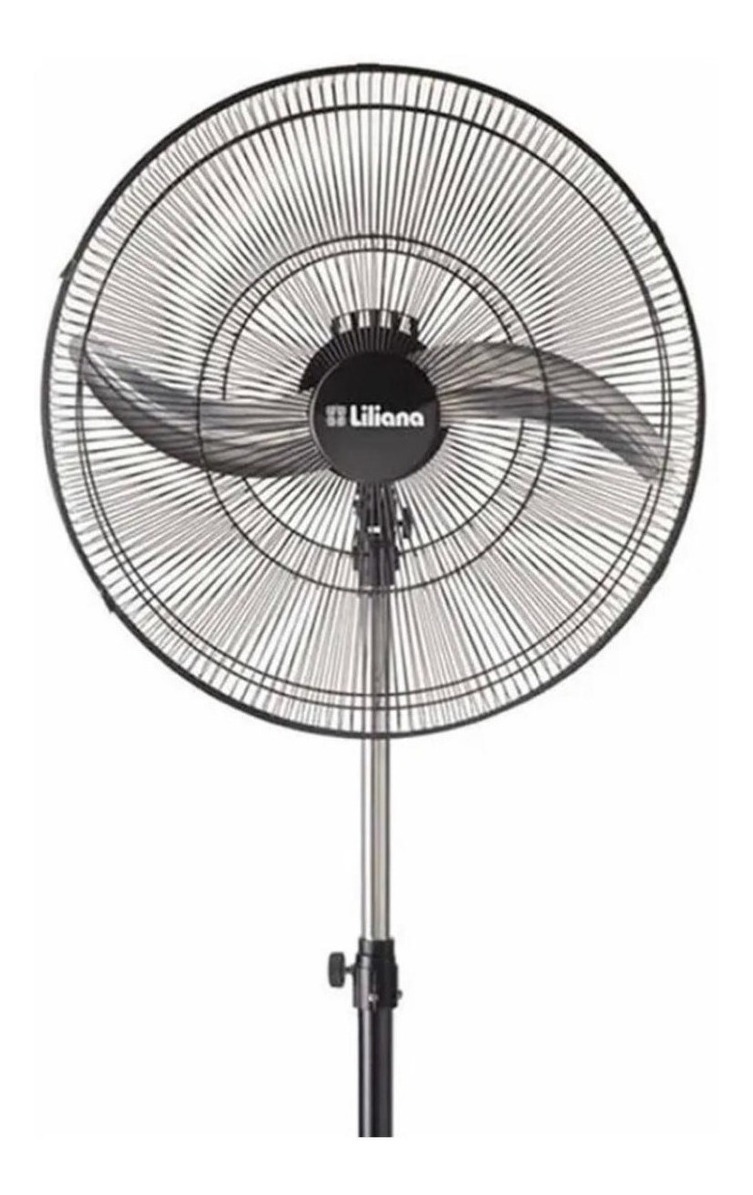 Liliana Ventilador De Pie 25 Parr Metal Negra Aspas Metal Osc+reclin+coolbrezze Vp25mcb