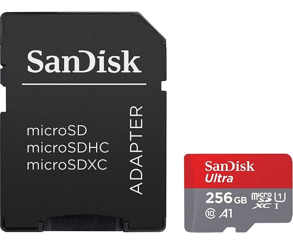 Micro Sdxc 256gb Sandisk Ultra C/adap-sd