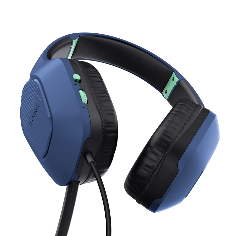 Auricular Gamer Trust Zirox Blue Gxt415b