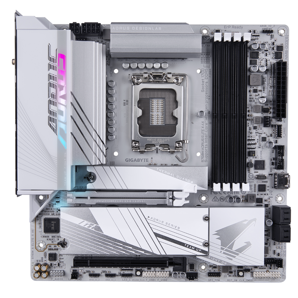 Mother Gigabyte (lga1700) B760m A Elite X Ax