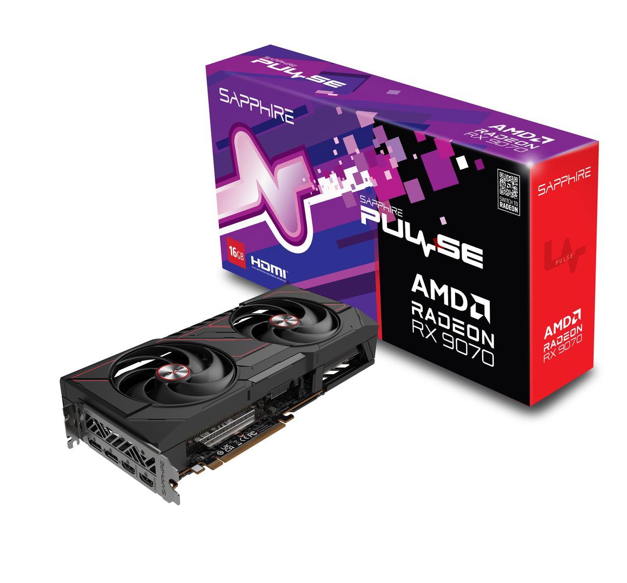 Placa De Video Sapphire Pulse Rx 9070 16gb
