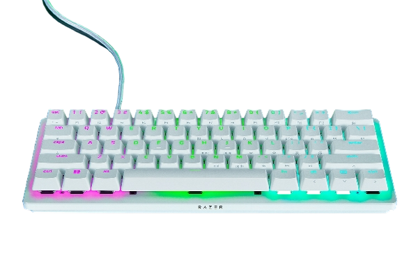 Teclado Gamer Razer Huntsman V3 Pro Mini White 60 Analogo