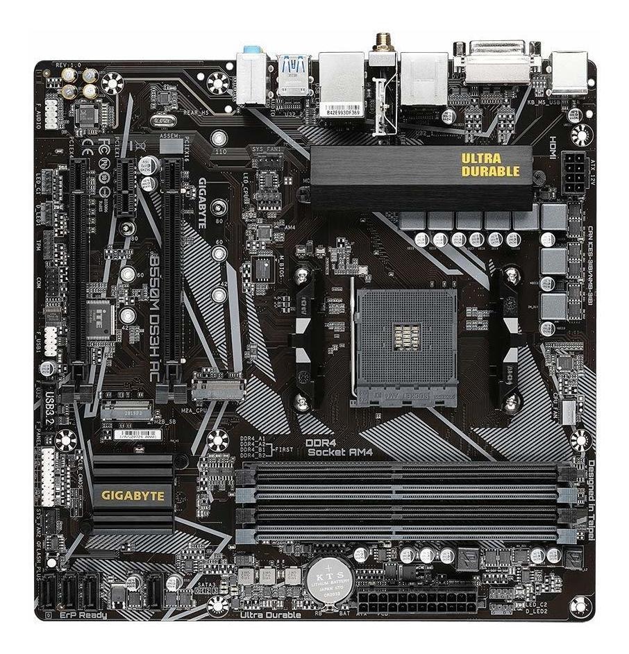 Mother Gigabyte (am4) B550m Ds3h Ac