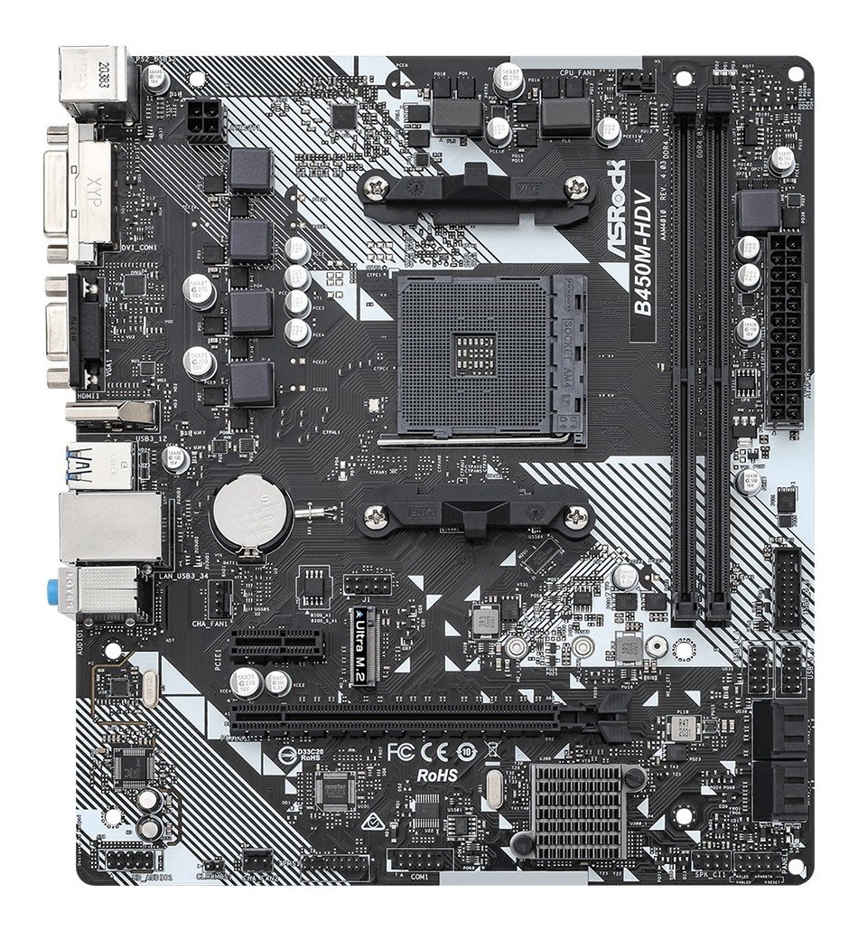 Mother Asrock (am4) B450m-hdv R4.0