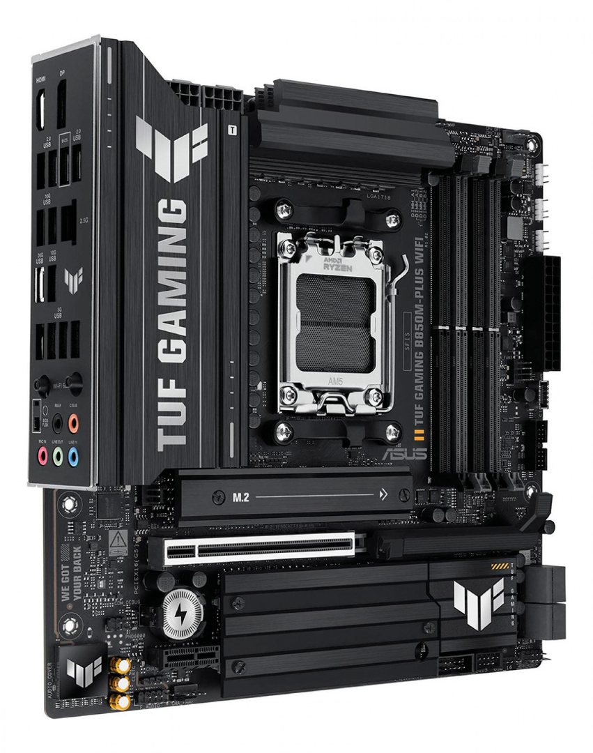 Kit Procesador Amd (am5) Ryzen 7 8700g + Mother Asus (am5) Tuf Gaming B850m-plus Wifi