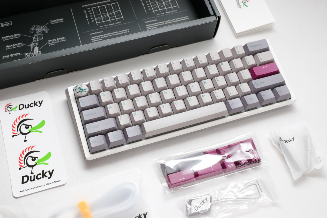 Teclado Mecanico Ducky One 3 Mini Teclas Mist Cherry Mx Red