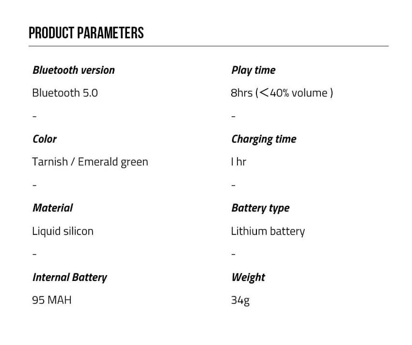Auricular Fyd Fenda N203 Green