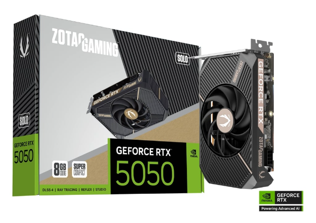 Placa De Video Zotac Gaming Rtx 5050 Solo 8gb Gddr6