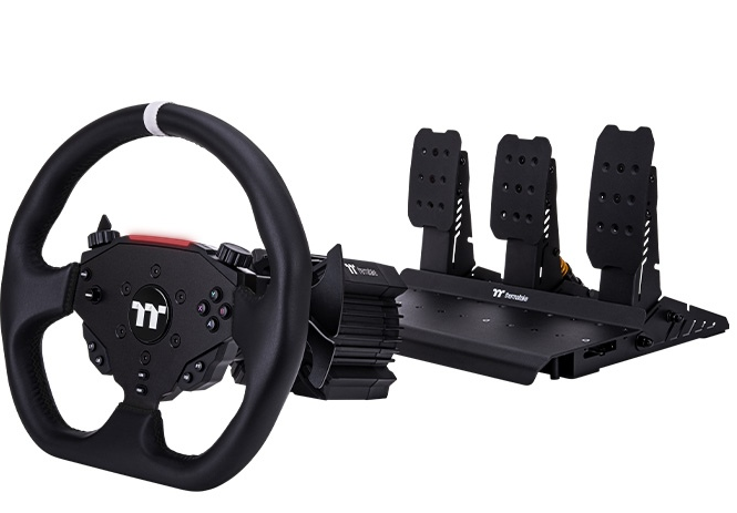 SIMULADOR THERMALTAKE BUNDLE G6 VOLANTE PEDALERA TRIPLE DRIVE RACING 6NM 16BITS