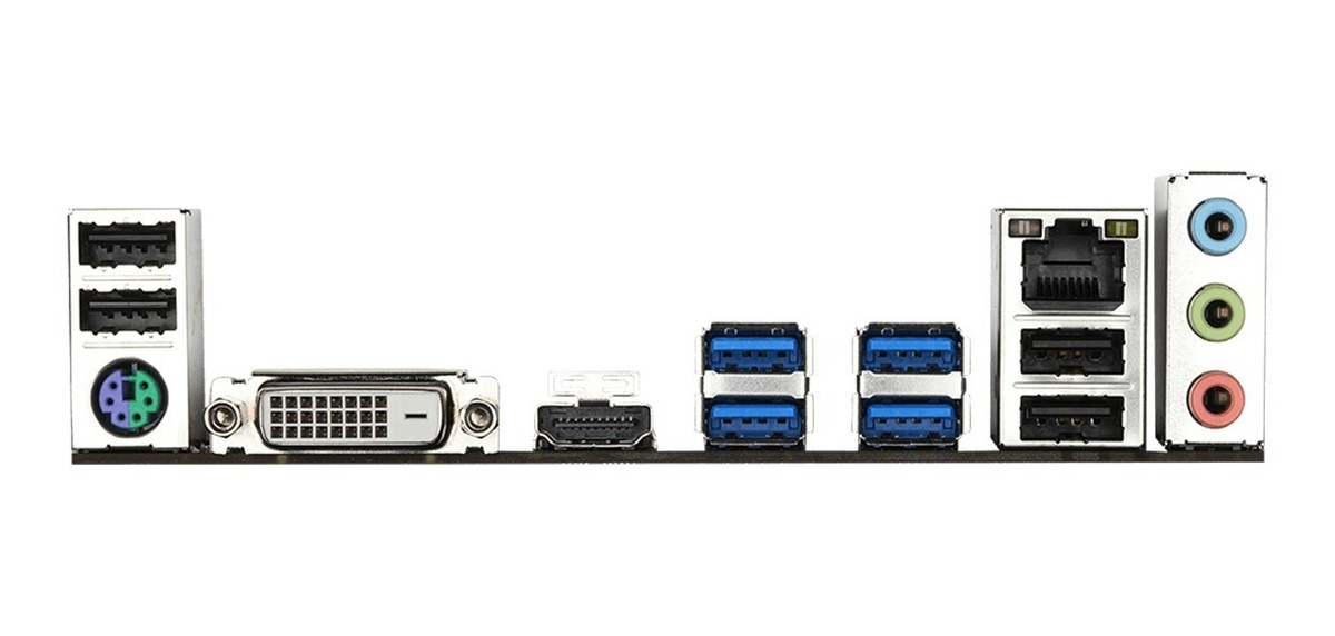 Scudo I/O Posteriore Per Scheda Madre Gigabyte B450M DS3H WIFI - Deflettore Porte Nuovo