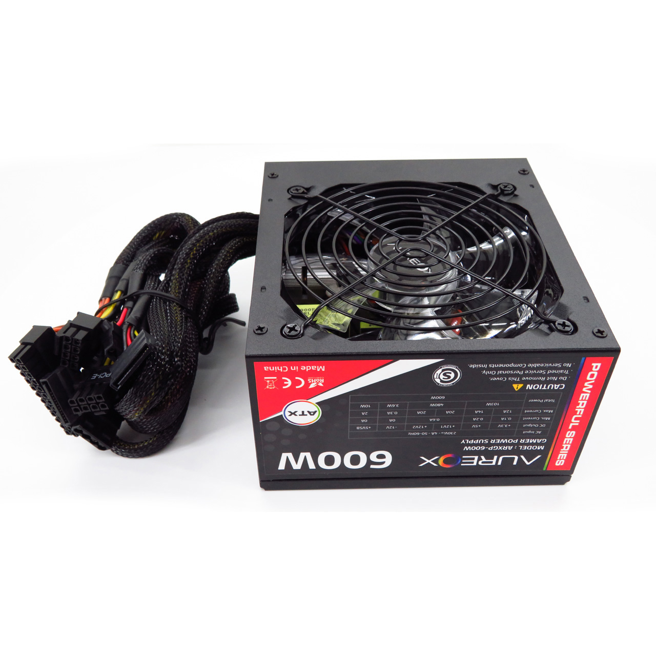 Fuente Gamer Aureox 600w Psu