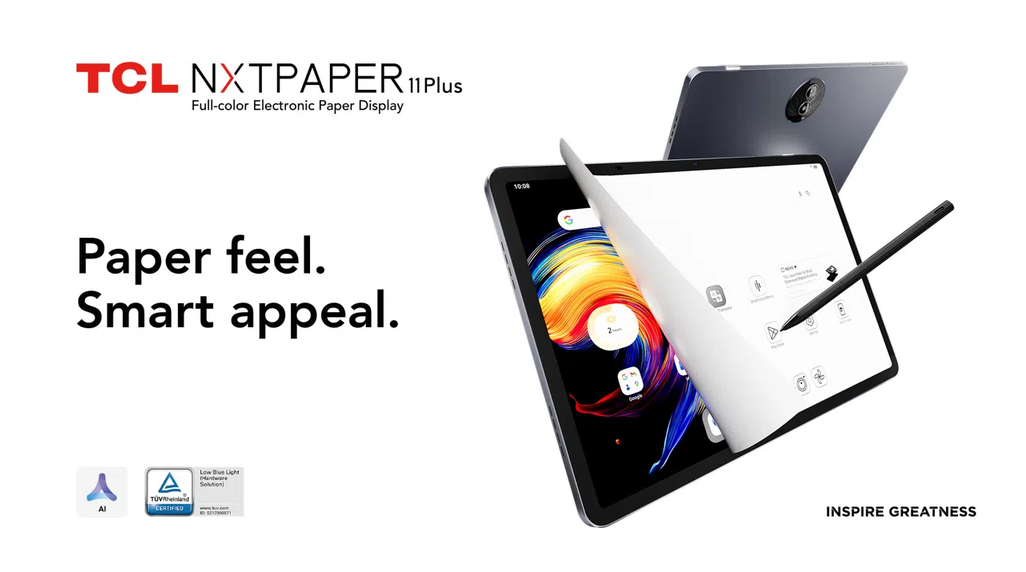 Tablet Tcl Nxtpaper 11 Plus Black + Flipcase + T Pen 120hz 12+8gb/256gb