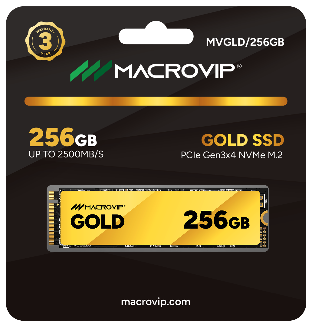 Ssd M.2 256gb Macrovip Gold Mvme