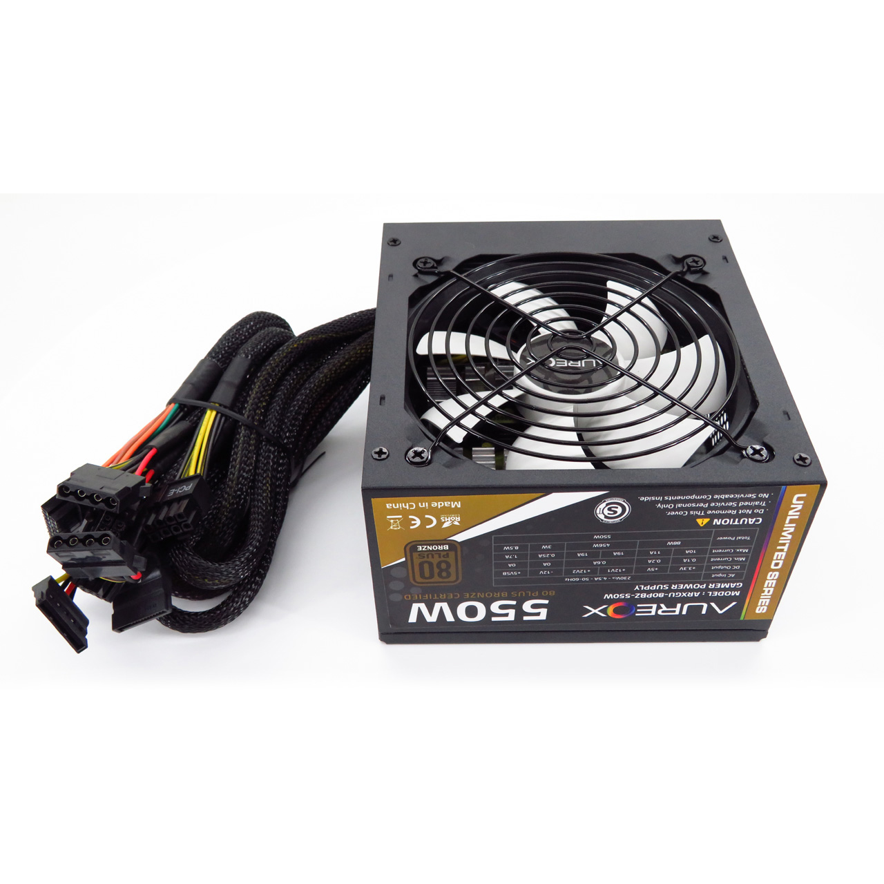 Fuente Gamer Aureox 550w Bronze 80+psu