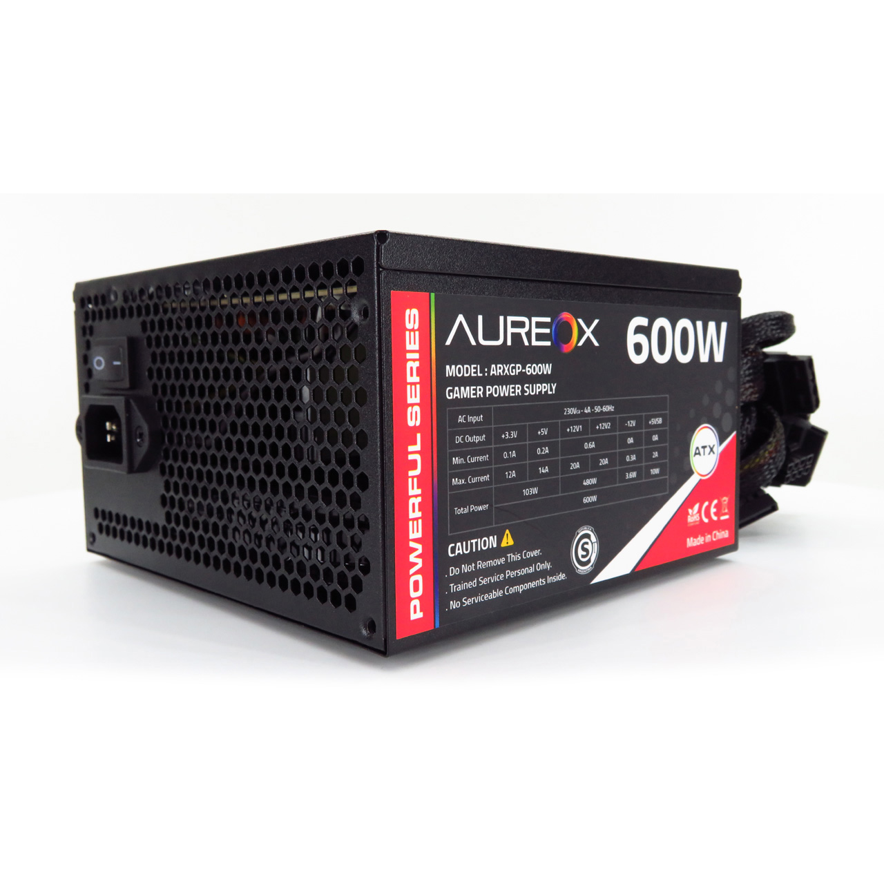 Fuente Gamer Aureox 600w Psu