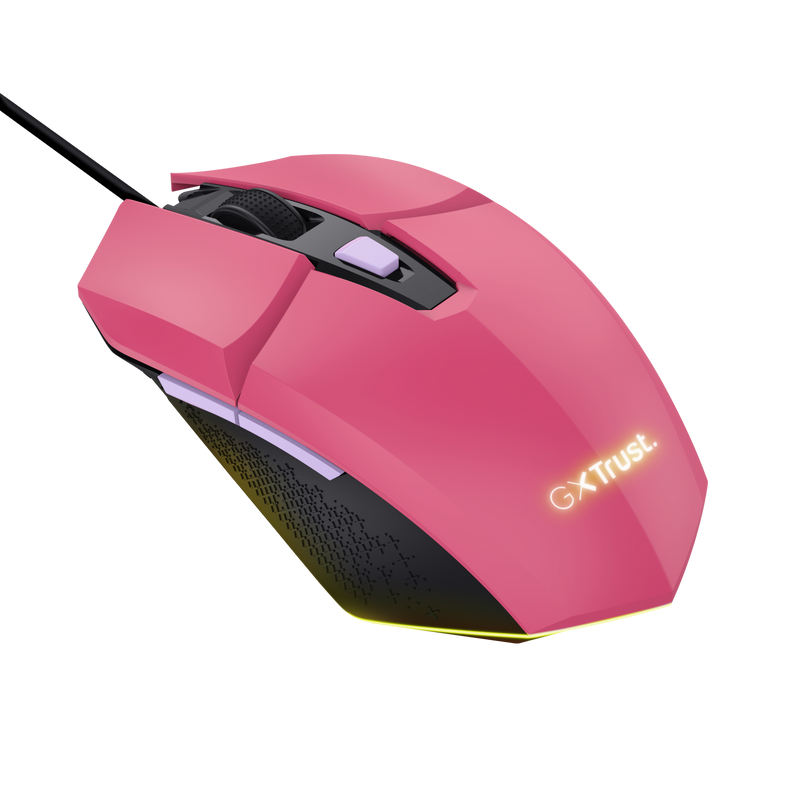 Mouse Gamer Trust Felox Pink Gxt109p