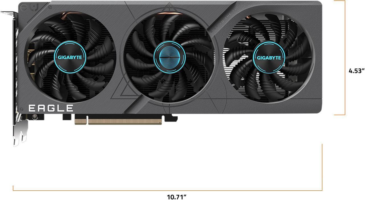 Placa De Video Gigabyte Rtx 4060 Eagle Oc 8gb