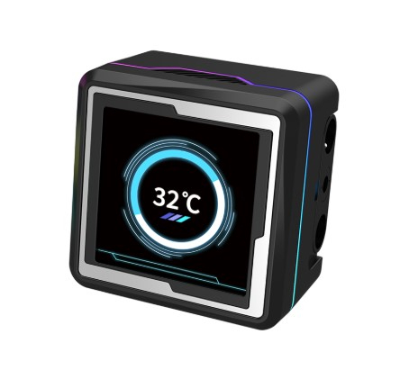 Water Cooler Raidmax Cpu Lm360 Lcd With Animation Display Black