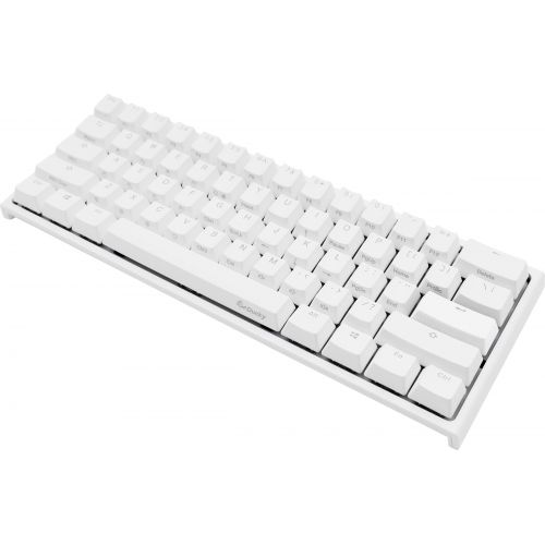 Teclado Gamer Ducky One 2 Mini Pure White Rgb Cherry Brown Rgb Double-shot Pbt Mecanico