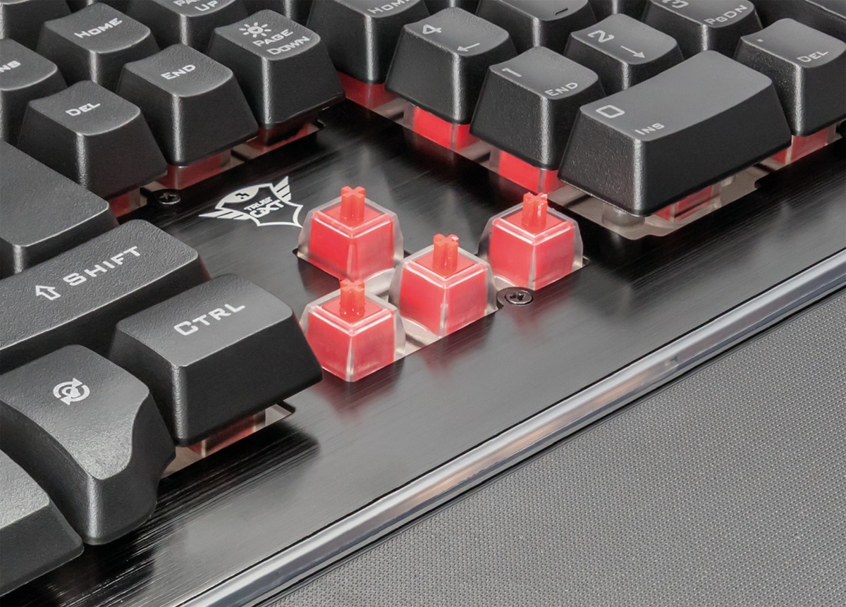 Teclado Gamer Trust Thura Semi Es Gxt 860