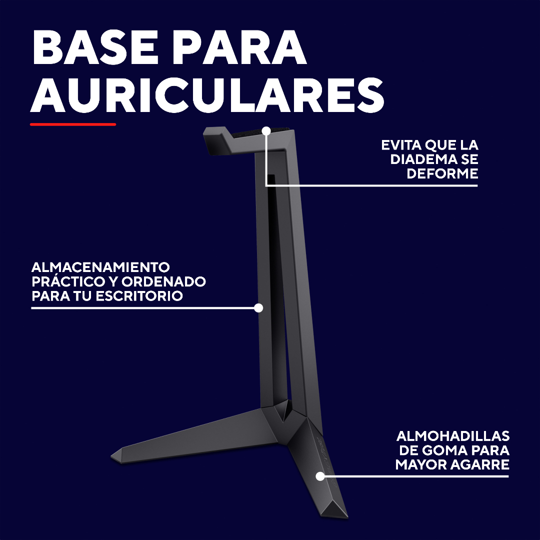 Base De Auricular  Bungee Trust Cendor Stand Gxt260