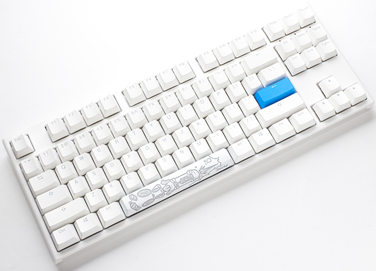 Teclado Gamer Ducky One 2 Rgb Tkl White Kailh Box Jade Switch Double Shot Pbt Mecanico