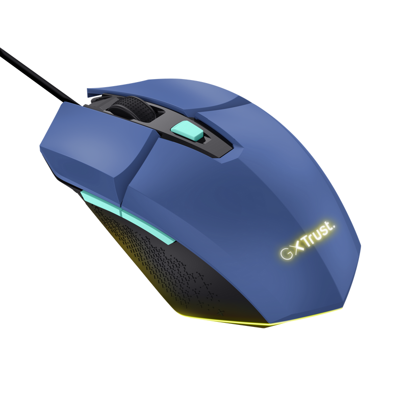 Mouse Gamer Trust Felox Blue Gxt109b