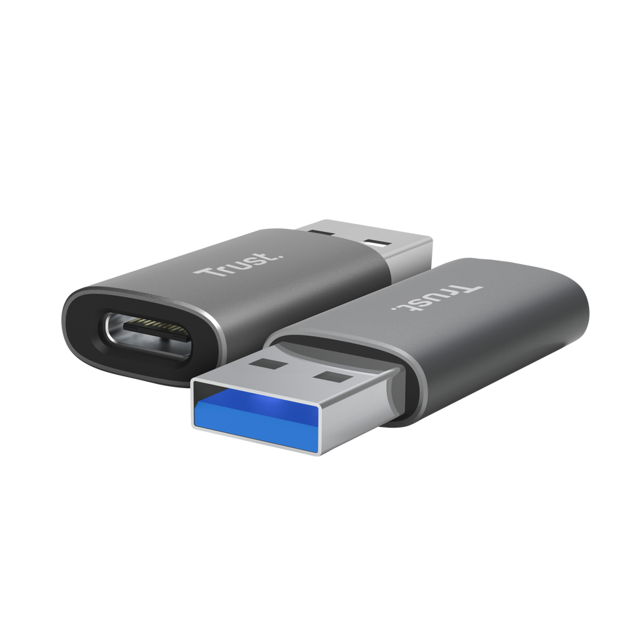 Accesorios Trust Calyx Adaptador Usb-a Usb-c 2 Pack