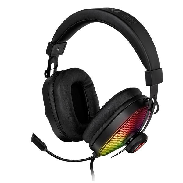 Auricular Gamer Tt Esports Ht Pulse G100 Analog Rgb Black