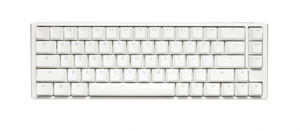 Teclado Mecanico Ducky One 3 Sf Teclas Blancas Interruptor Marron Ingles Pbt Doble Disparo Sin Costuras