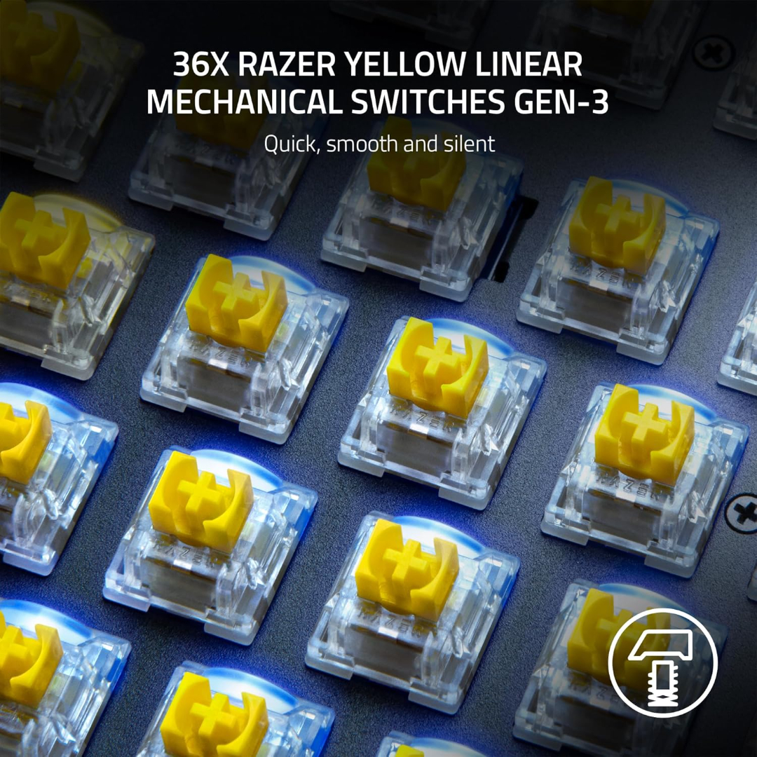 Set De Teclas Razer Pack Yellow Linear Switch