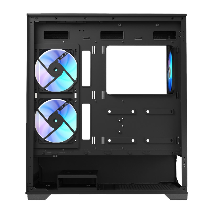 Gabinete Gamer Raidmax Infinita I801 Fishtank Argb Tg Black