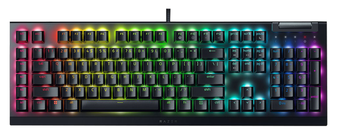 Teclado Gamer Razer Blackwidow V4 X Yellow