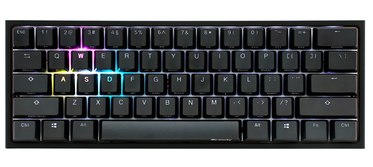 Teclado Gamer Ducky One 2 Mini Rgb Cherry Mx Brown Double-shot Pbt Mecanico