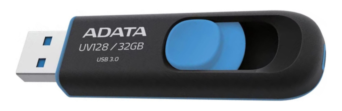 Pen Drive Adata Uv128 32gb Black