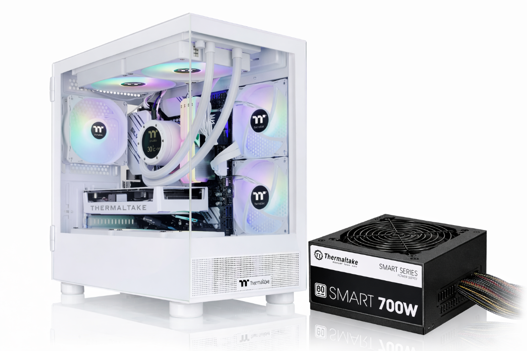 Gabinete C/fuente Thermaltake View 170 + Smart 700w 80 Plus White (white Edition)