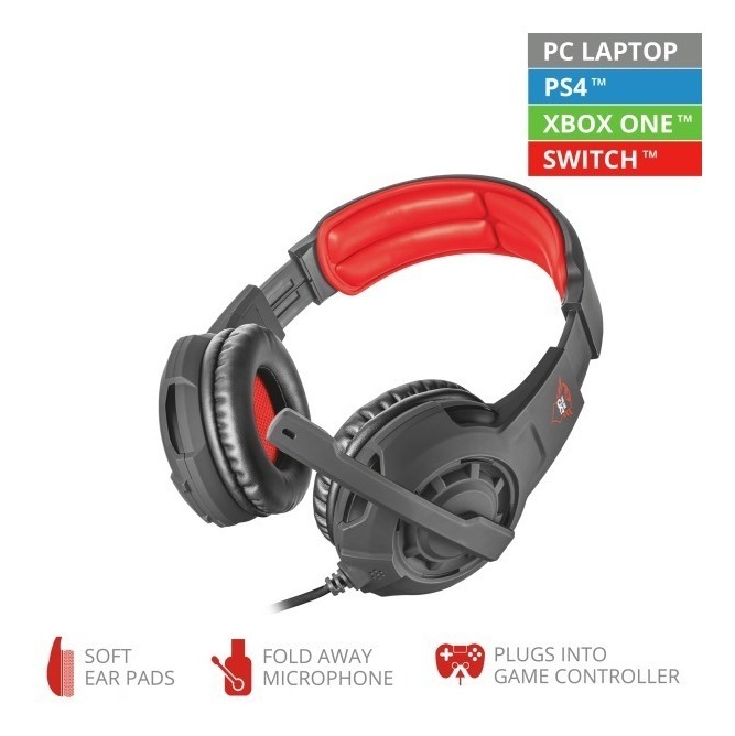 Auricular Gamer Trust Radius Gxt310 Black
