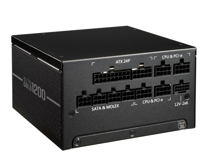 Fuente Cooler Master Elite Gold 1200w Fm A/ar Cord