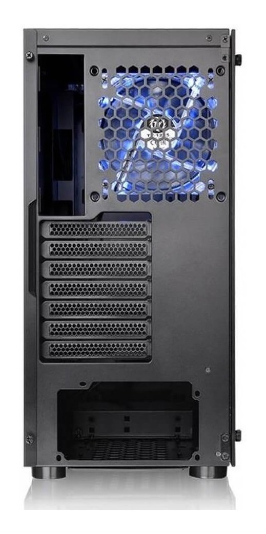 Gabinete Thermaltake H100 Tg Black Blue Led