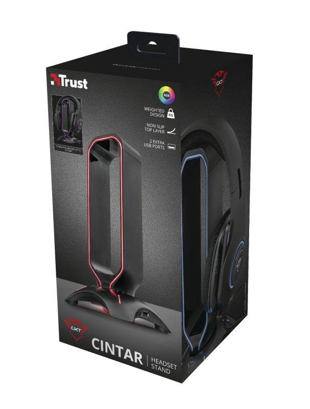 Accesorios Base Auriculares Trust Gxt 265 Cintar Rgb