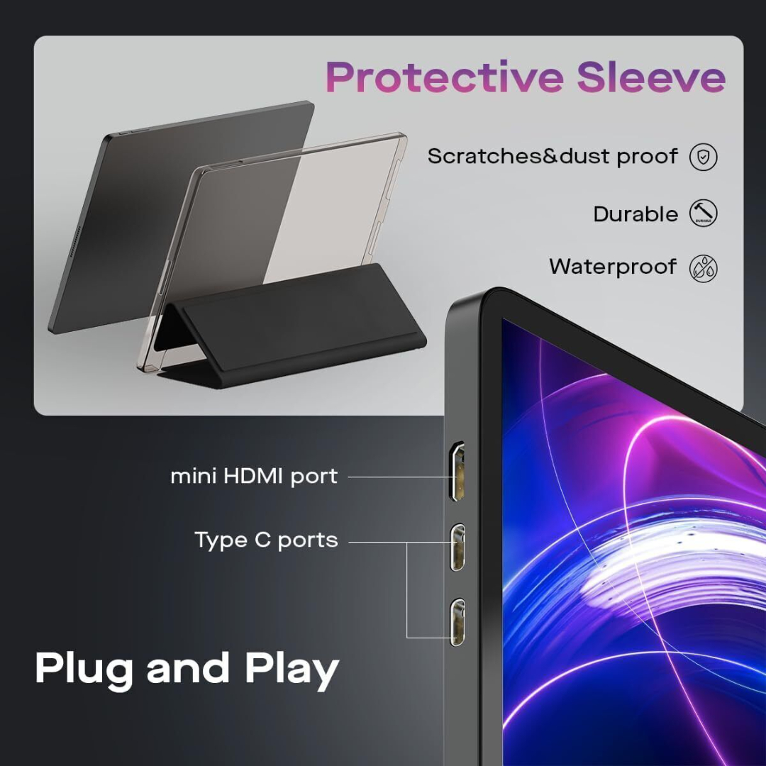 Accesorios Byh Monitor Portatil Para Notebook Glance Plus Oled 15.6