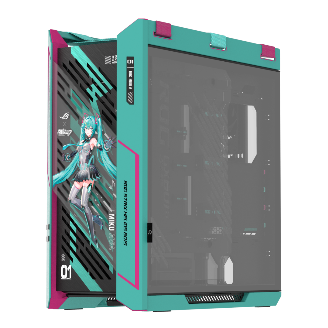 Gabinete Gamer Asus Rog Strix Helios Ii Gx601s Hatsune Miku